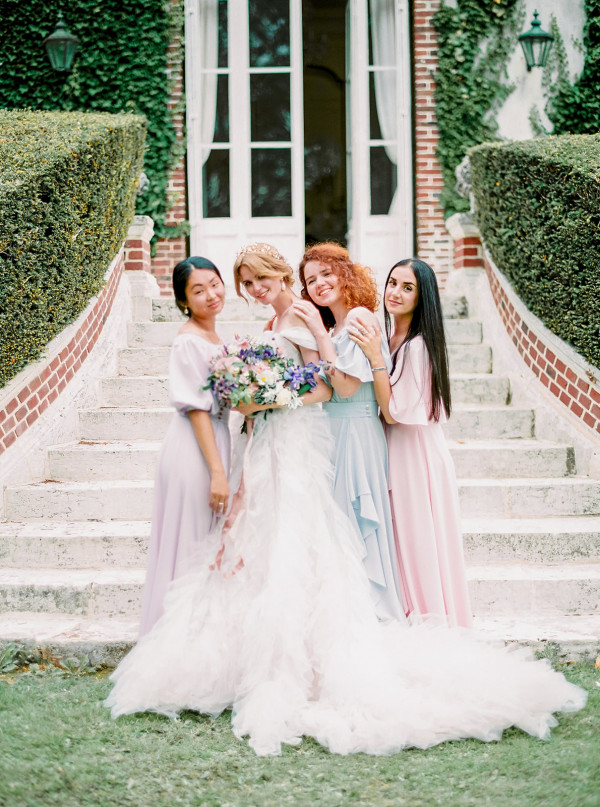 Трогательная свадьба во французском шато