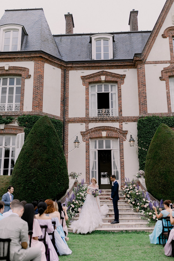 Трогательная свадьба во французском шато