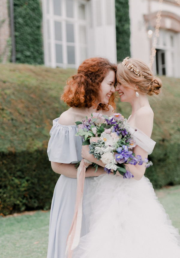 Трогательная свадьба во французском шато