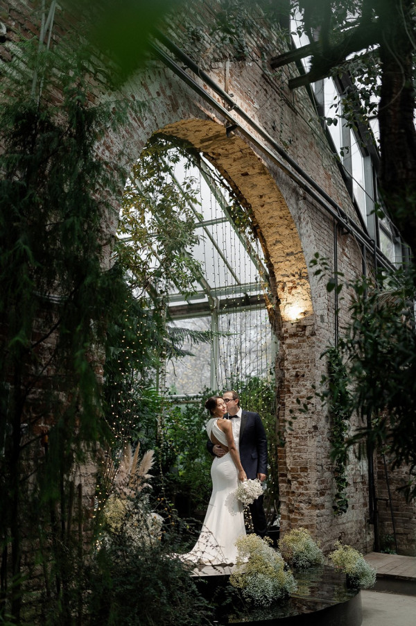 Свадьба в ботаническом саду