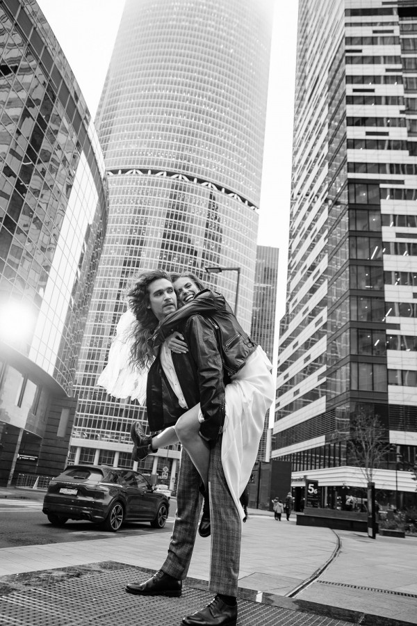 Любовь в мегаполисе. Творческая съемка салона «Белое