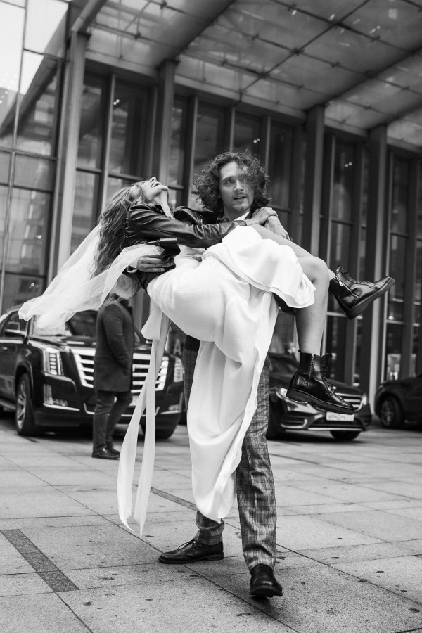 Любовь в мегаполисе. Творческая съемка салона «Белое