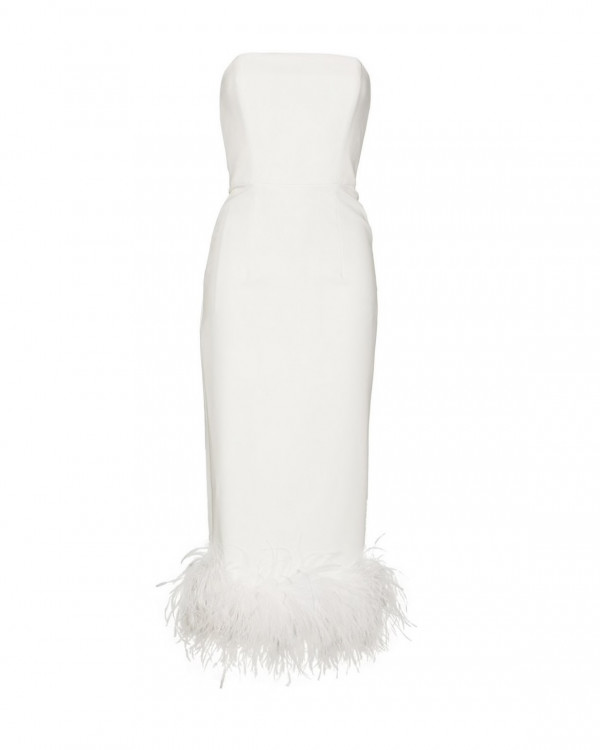 Акцент на перья: смелые образы для невесты