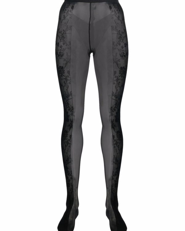 Какие акцентные колготки носить этой зимой