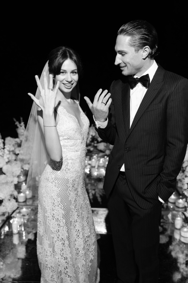 Дух современной классики, ткани в оформлении свадебного