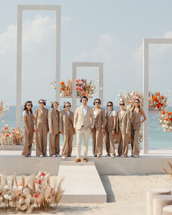 Свадебный ужин у Персидского залива, церемония (до