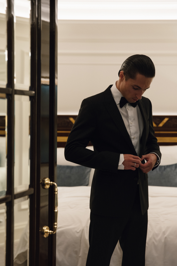 Дух современной классики, ткани в оформлении свадебного