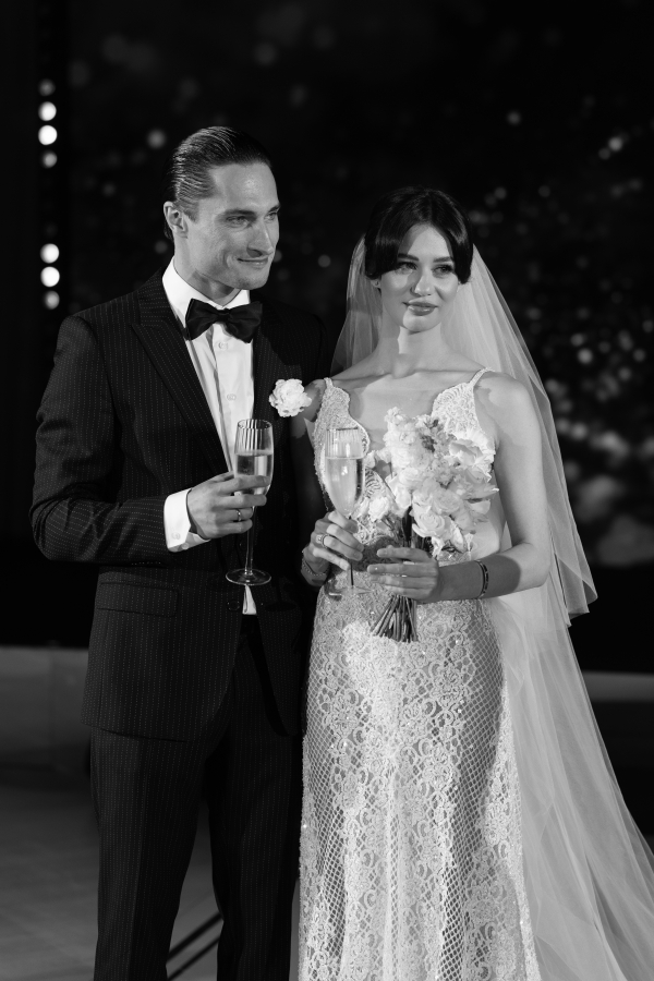 Дух современной классики, ткани в оформлении свадебного