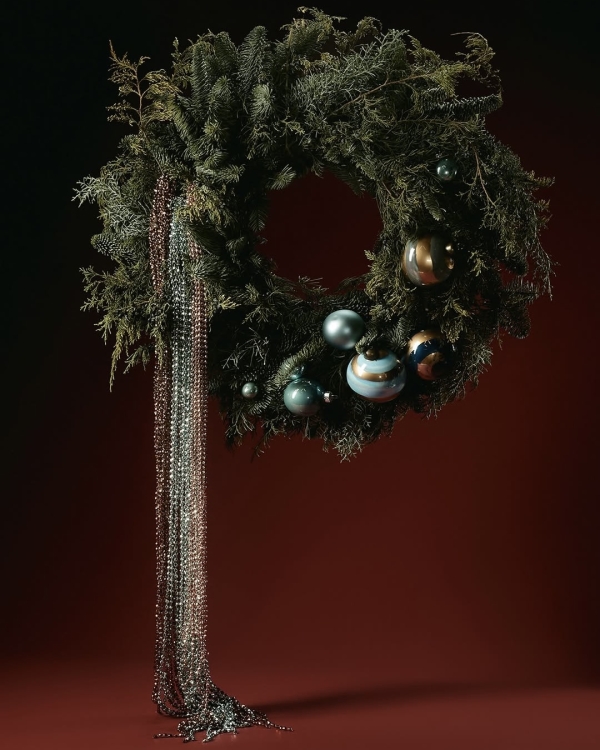 30 вдохновляющих референсов для новогоднего венка —