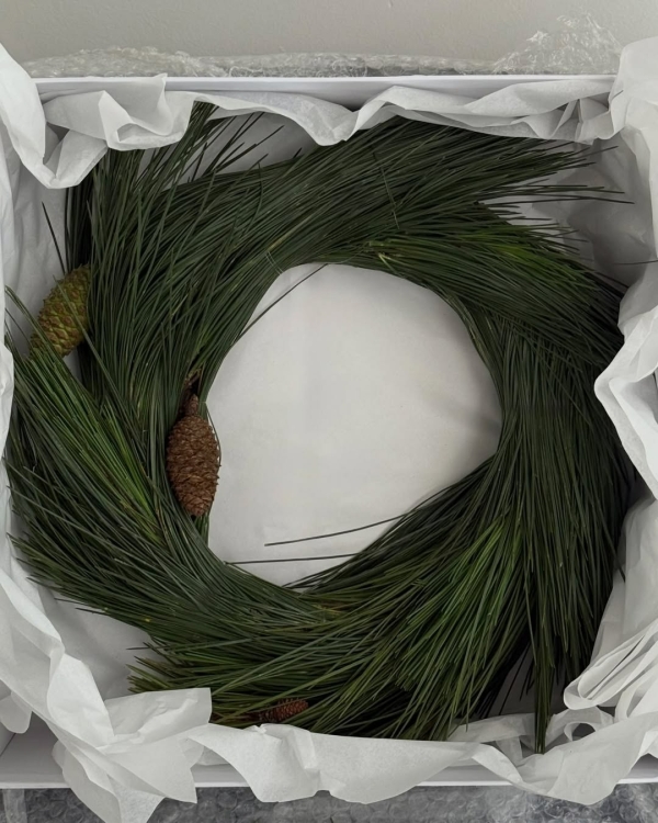 30 вдохновляющих референсов для новогоднего венка —