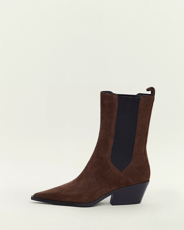 Дутая, похожая на чулки и ковбойская. Какую