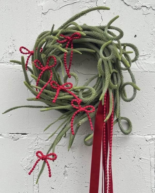 30 вдохновляющих референсов для новогоднего венка —