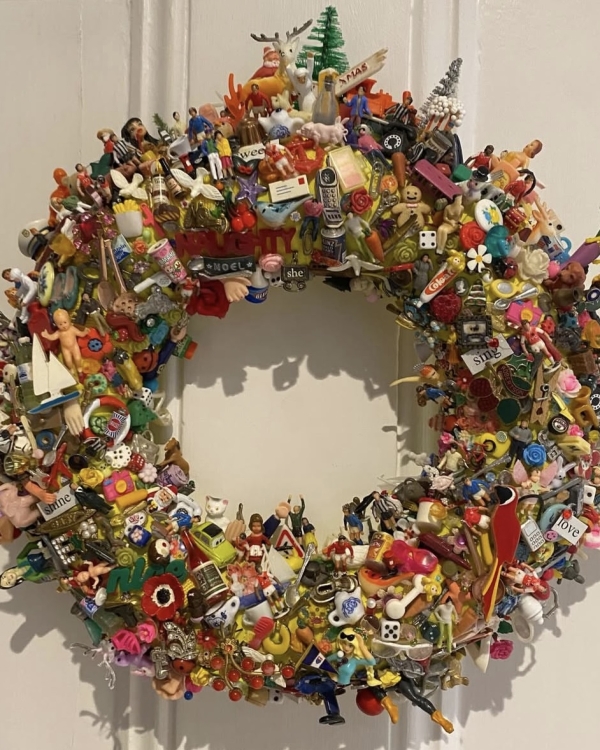 30 вдохновляющих референсов для новогоднего венка —