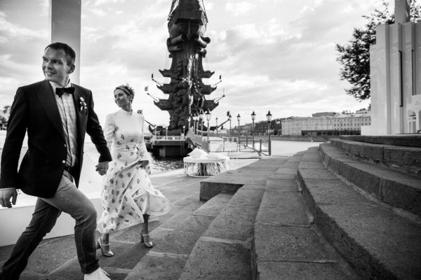 Концептуальная свадьба в центре Москвы