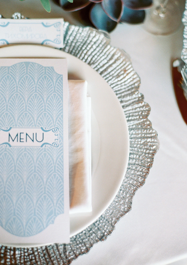 Классическая свадьба в стиле арт-деко