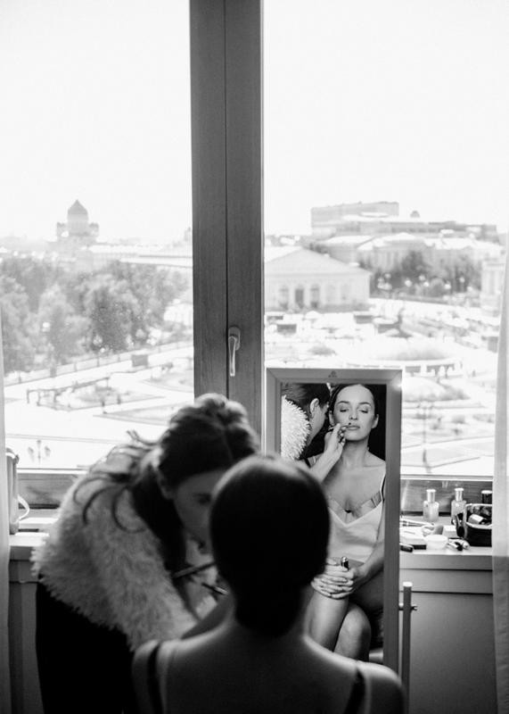 Солнечная свадьба с видом на Кремль