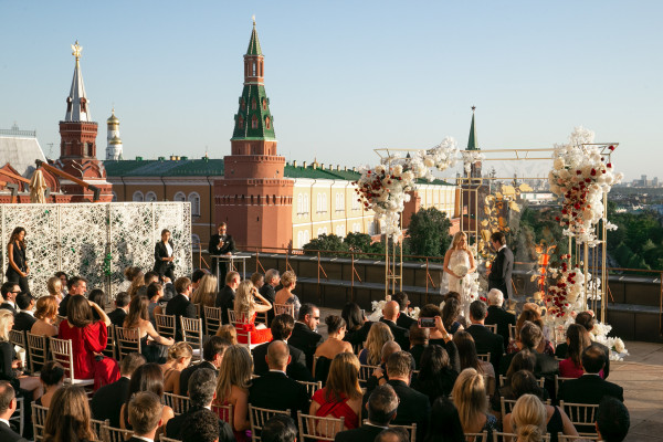 Американская свадьба в центре Москвы