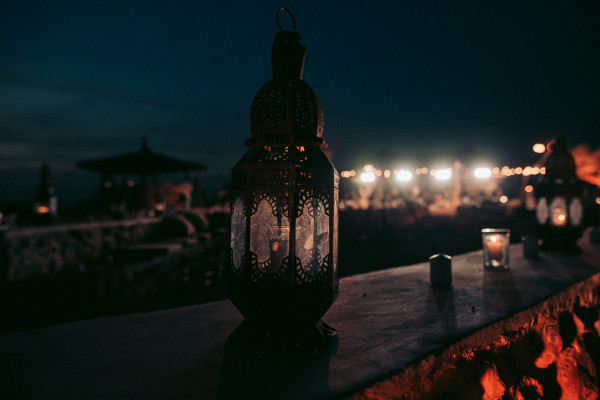 Предсвадебный ужин Дианы и Дениса в пустыне