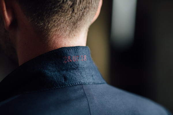 Свадьба в белоснежно-лавандовых оттенках