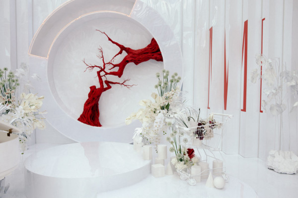 Концептуальная свадьба в центре Москвы