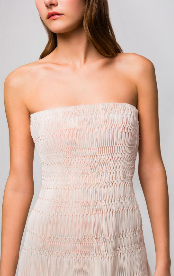 Свадебные платья: 10 нежно-розовых вариантов