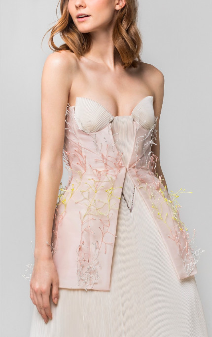 Свадебные платья: 10 нежно-розовых вариантов