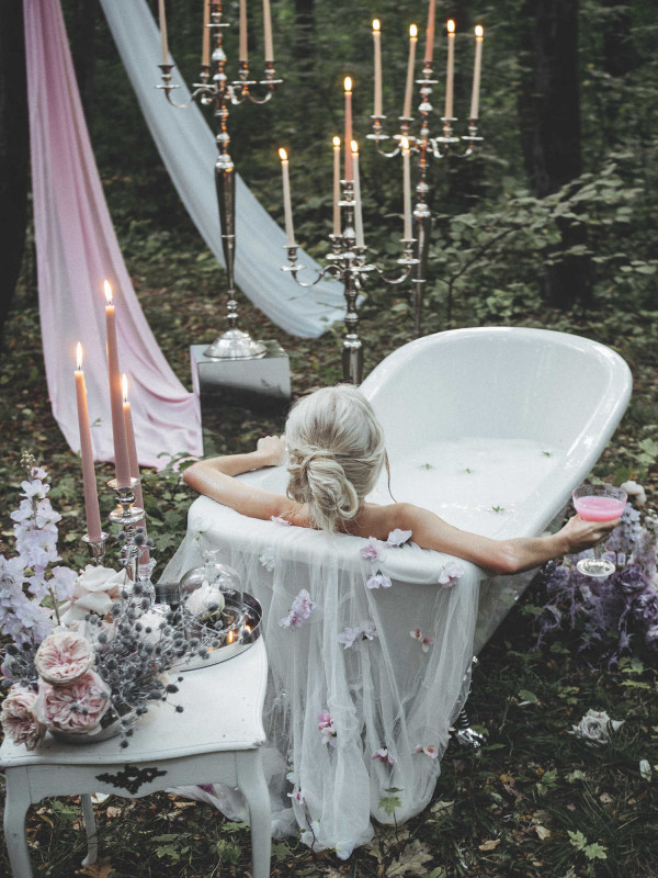 Сказочная свадьба в белоснежно-пудровых оттенках