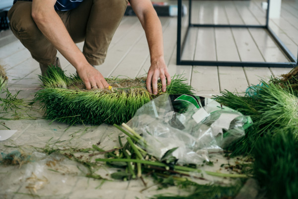 Свадебная вечеринка c мороженым и бургерами
