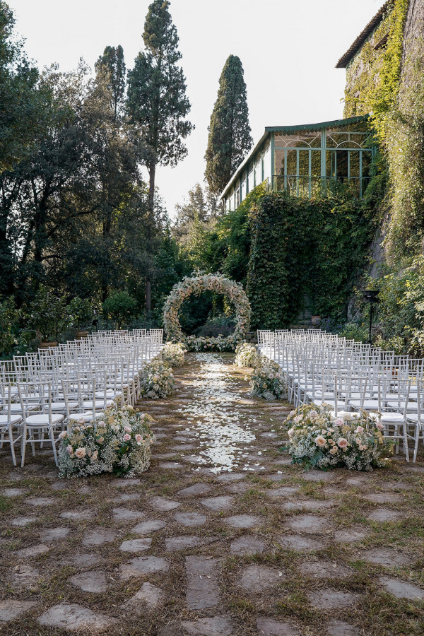 Свадьба в итальянском замке Castello di Torcrescenza