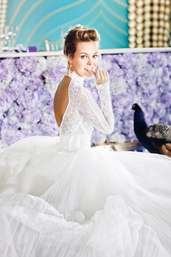 Яркая свадьба в нежно-лавандовых оттенках