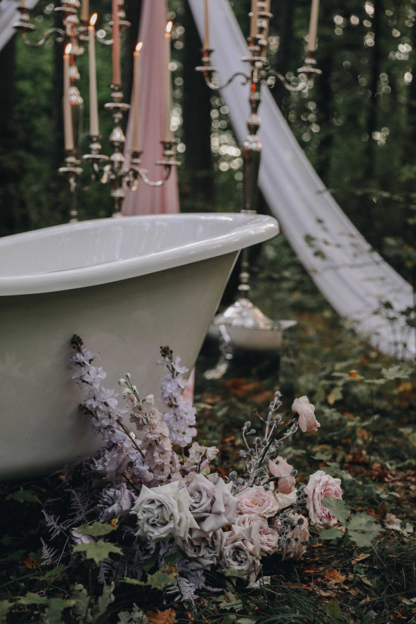 Сказочная свадьба в белоснежно-пудровых оттенках