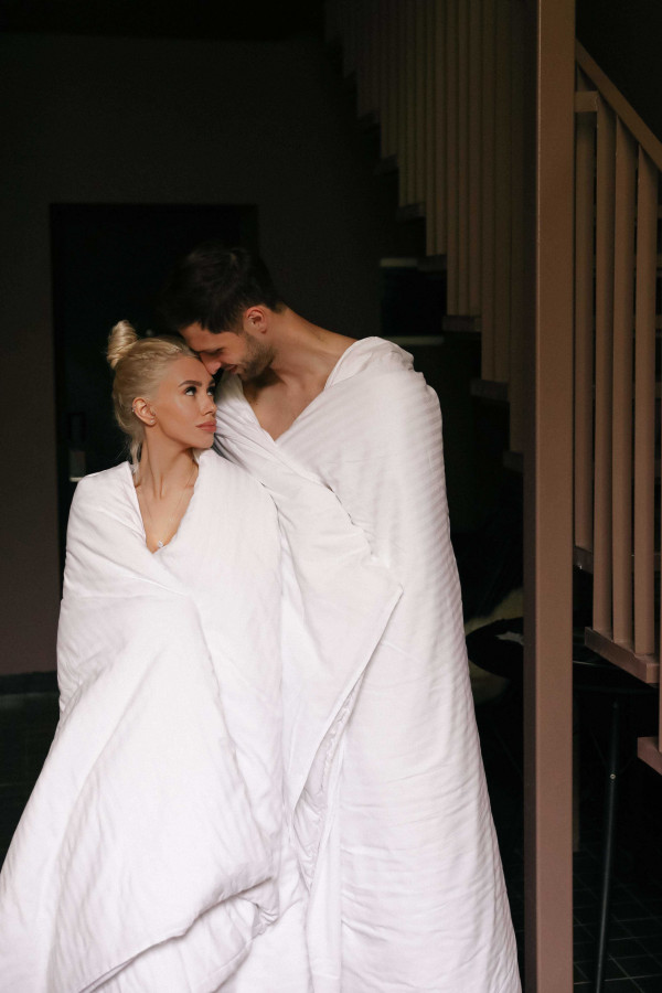 Сказочная свадьба в белоснежно-пудровых оттенках