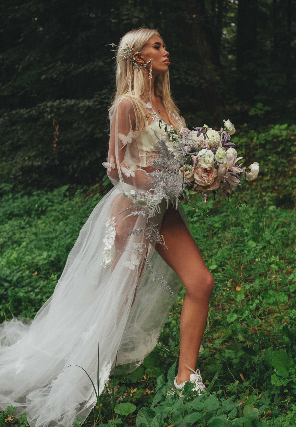 Сказочная свадьба в белоснежно-пудровых оттенках