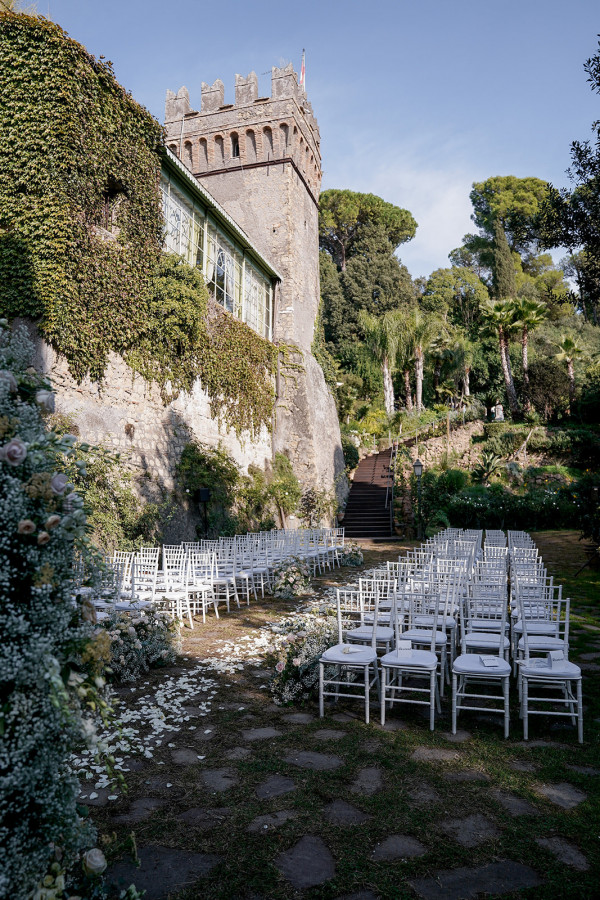 Свадьба в итальянском замке Castello di Torcrescenza