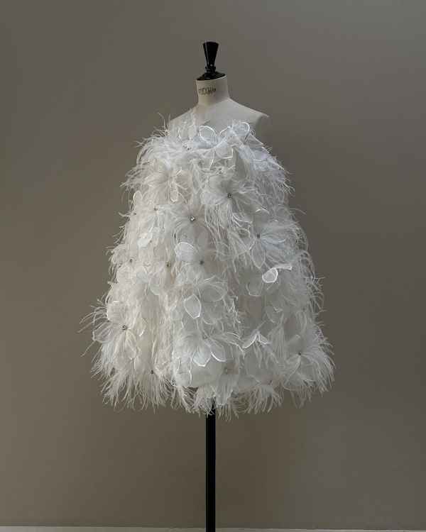 3D вышивка и цветочные мотивы — альтернатива