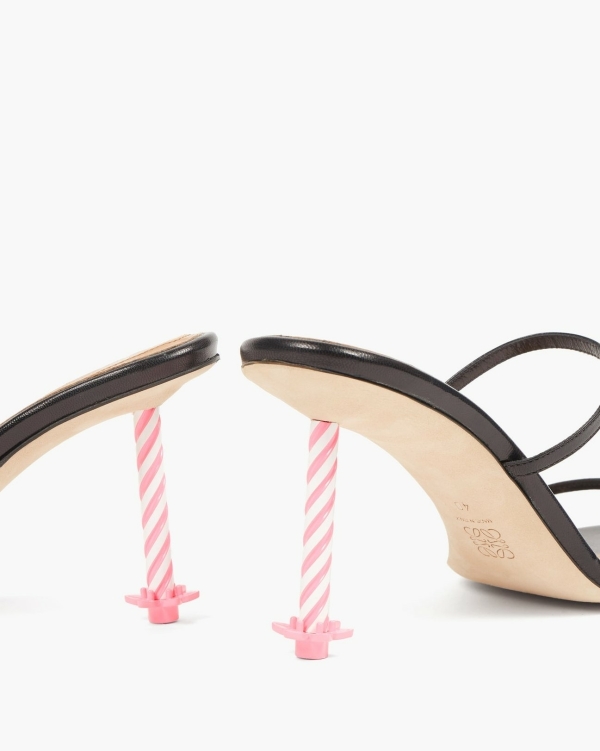 Акцентный каблук в образе невесты: с чем