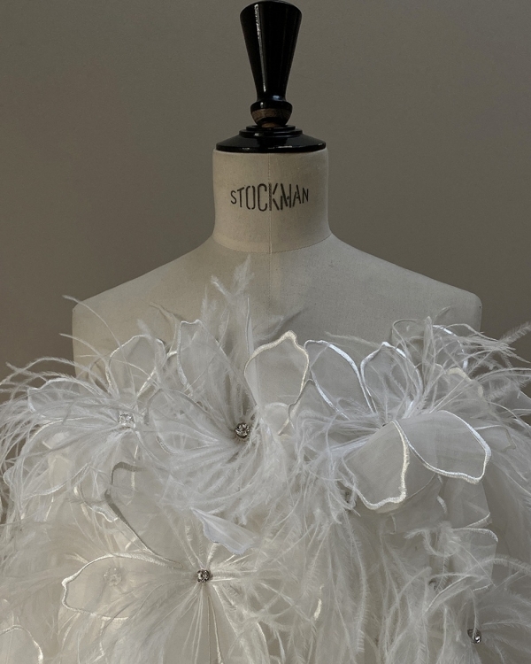 3D вышивка и цветочные мотивы — альтернатива