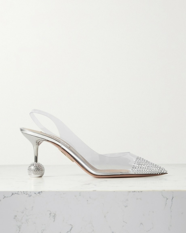 Акцентный каблук в образе невесты: с чем