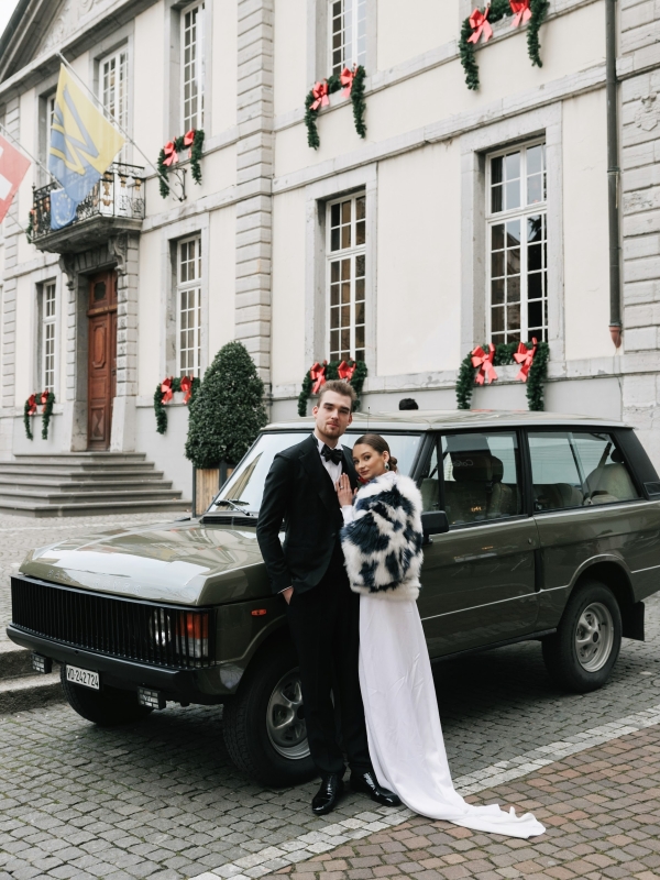 Зимний свадебный ужин в Женеве