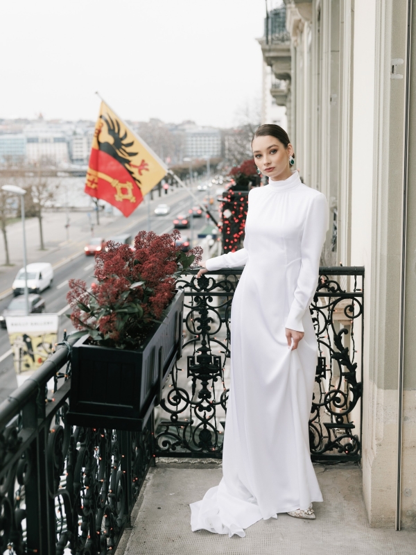 Зимний свадебный ужин в Женеве