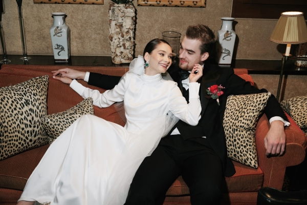 Зимний свадебный ужин в Женеве