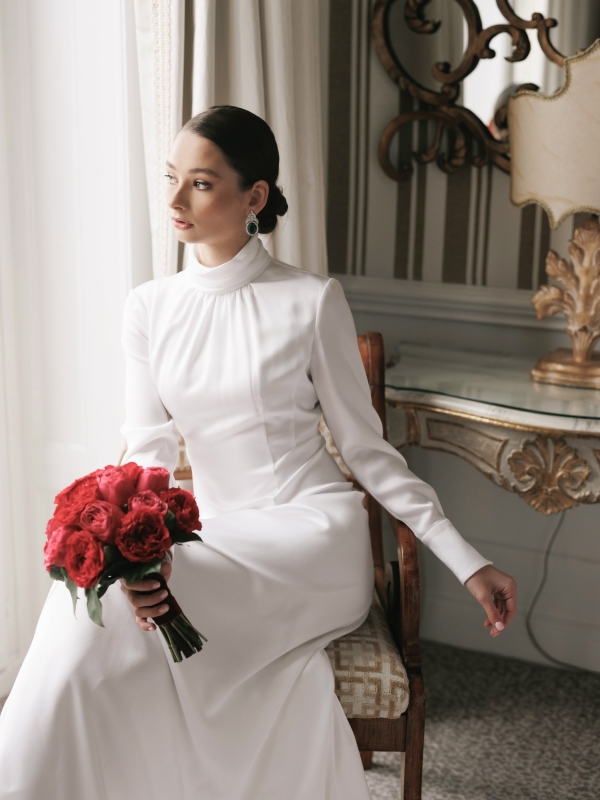 Зимний свадебный ужин в Женеве