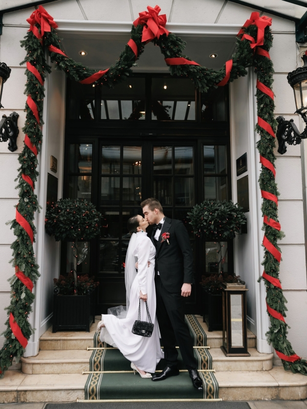 Зимний свадебный ужин в Женеве