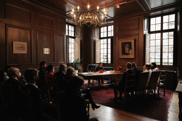 Зимний свадебный ужин в Женеве