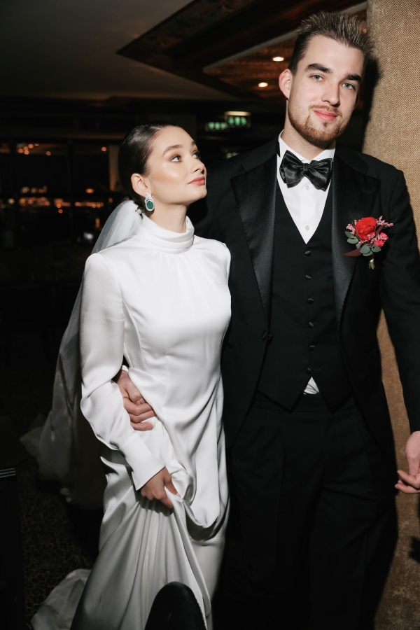 Зимний свадебный ужин в Женеве