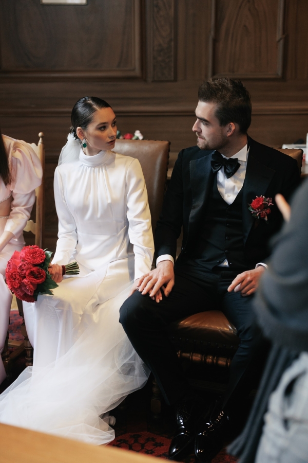 Зимний свадебный ужин в Женеве