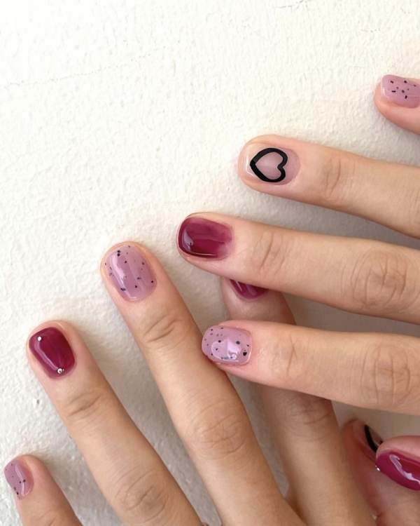 14 идей маникюра ко Дню всех влюбленных