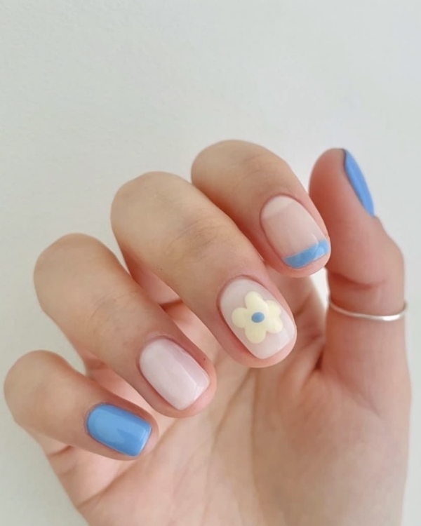 20 цветочных идей маникюра на весну