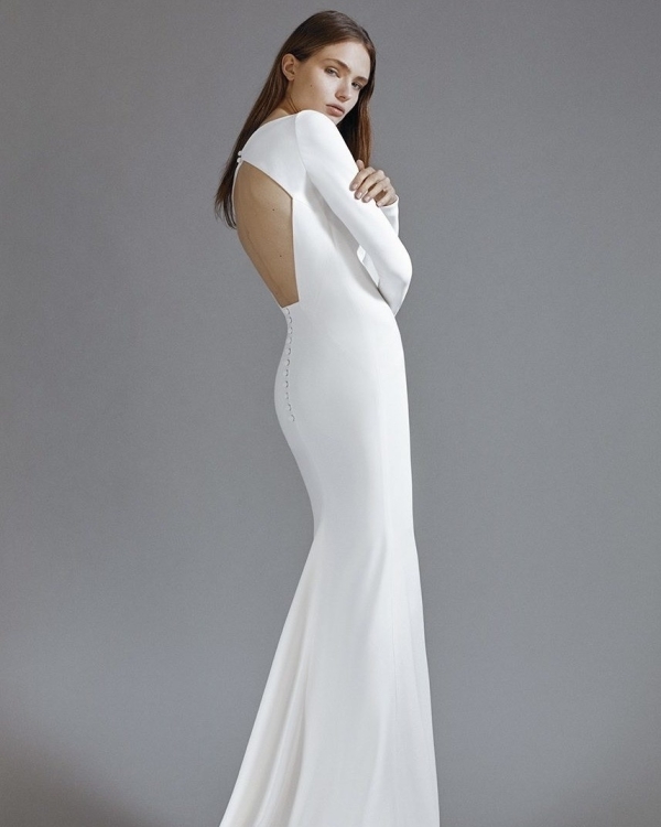 Свадебные платья в духе современного минимализма, которые