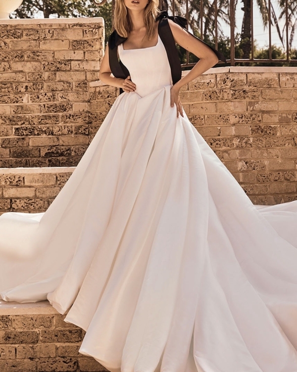 Свадебные платья в духе современного минимализма, которые